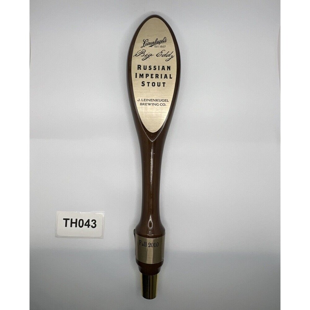 Leinenkugels Big Eddy Russian Imperial Stout Beer Tap Handle Man Cave Bar Pub